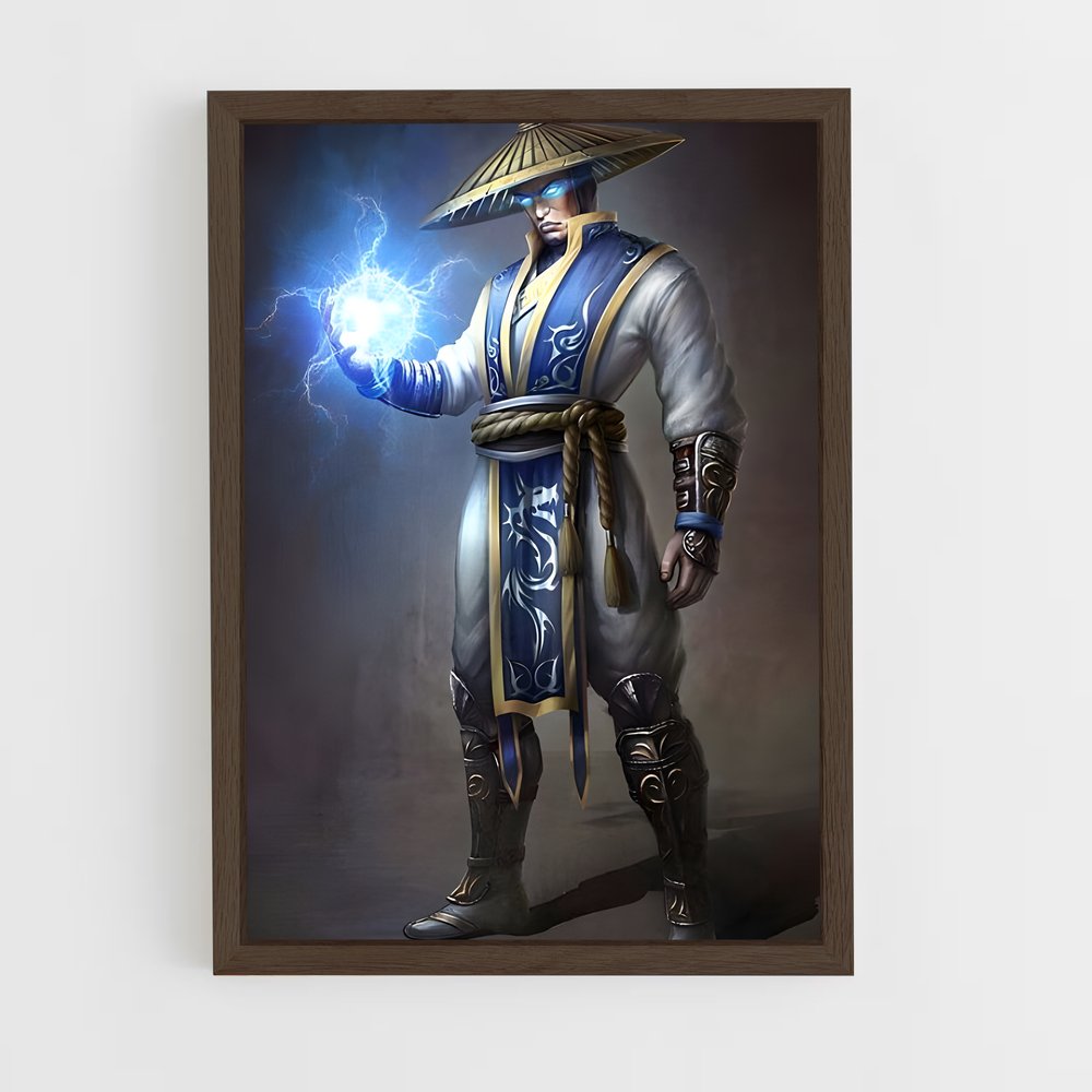 Poster Raiden : Foudre Éternelle – affiche Mortal kombat (vue 5)